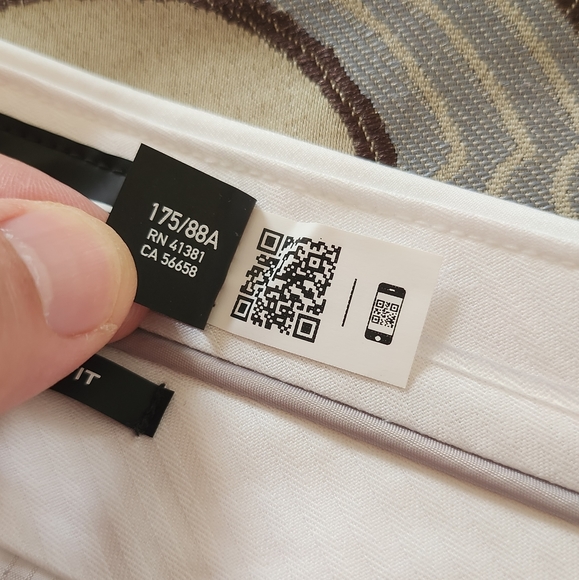 $148 Men's RLX Golf Tailored Fit Performance Pants 34X32 - White - NWT!!! - Picture 9 of 12